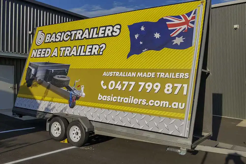 16X5 Tandem Axle Trailers 16X5 Advertising Trailers